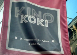 Die Flagge des kommunalen Kinos Koki Die Flagge des kommunalen Kinos Koki