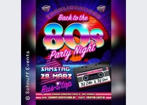 80s Party Night im Bus-Stop - Schwerin