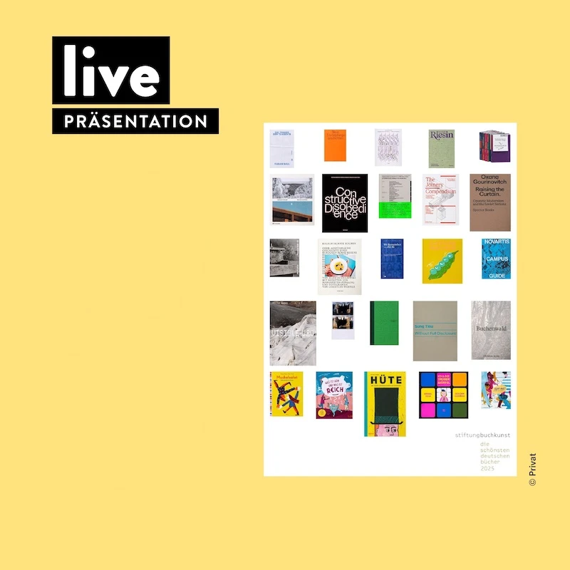 AUSSTELLUNG: Die schönsten deutschen Bücher 2025 - Präsentation