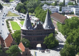 Das Wahrzeichen Lübecks: das Holstentor