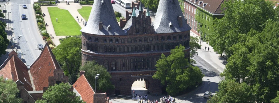 Das Wahrzeichen Lübecks: das Holstentor