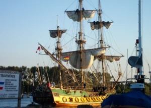 Segelschiff in Travemünde