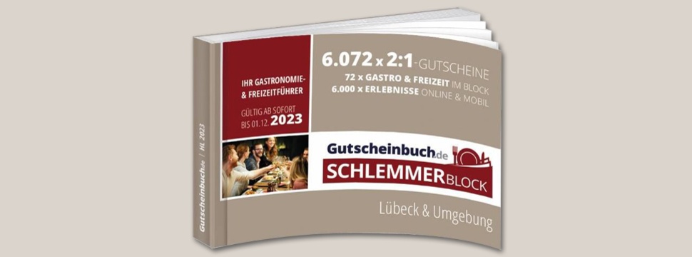 Gutscheinbuch.de Schlemmerblock, Pressefoto